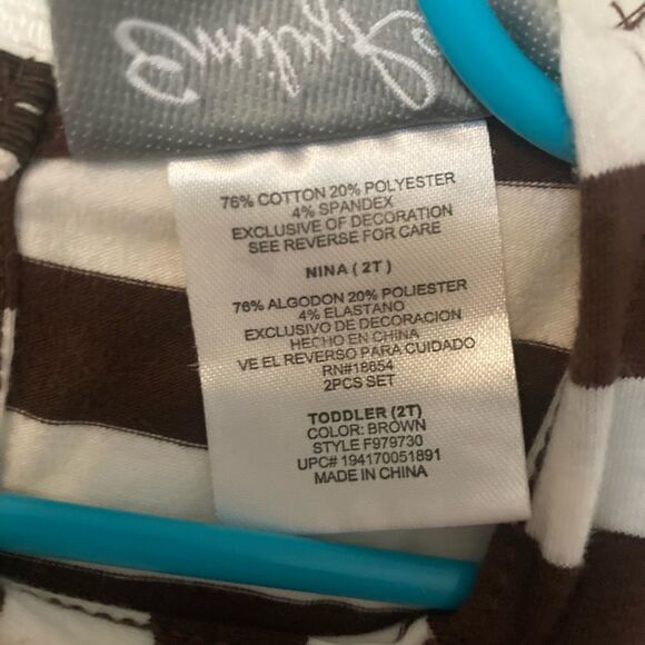 Emily Rose Boutique Pumpkin Top/Tunic, Size 2T Brown Orange Fall Thanksgiving - Picture 6 of 7